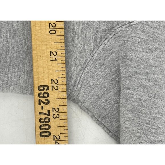 Crazy Cow Lady Rosie Women's Gray Pullover Graphic Hoodie Sweatshirt Size L - Picture 8 of 10